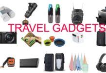 TRAVEL GADGETS LIST