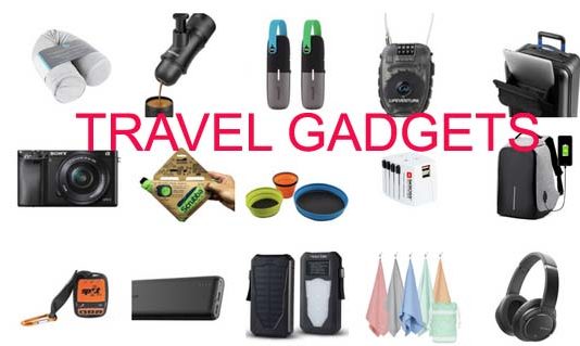 TRAVEL GADGETS LIST